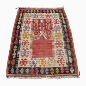 Vintage Turkish Kilim Rug in Wool