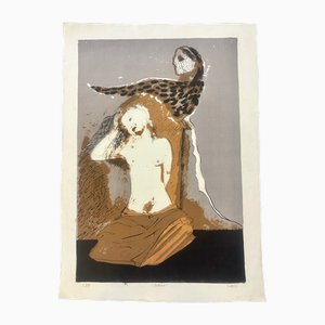 Carmelo Zotti, Notturno Apunti, 1975, Litografia