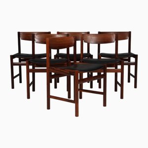 Dining Chairs by Ib Kofod-Larsen, 1960s, Set of 6