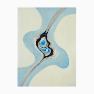 Jack Penouel, Abstract Composition, 1980s, Acrylic on Board
