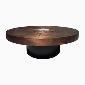 Copper and Agate Stone Coffee Table by Felix De Boussy for Studio Belgali