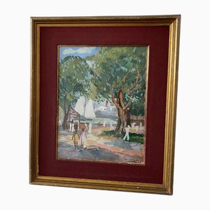 Bernard Lamotte, The Antilles, Watercolor on Paper, 20th Century