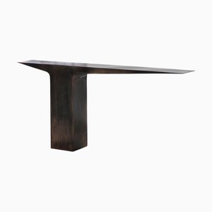 Black Patina Blade Console Tbale by Edge Design