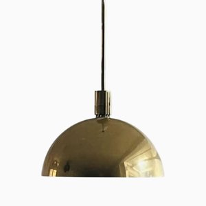 Lámpara colgante italiana Mid-Century dorada de Franco Albini para Sirrah, 1968