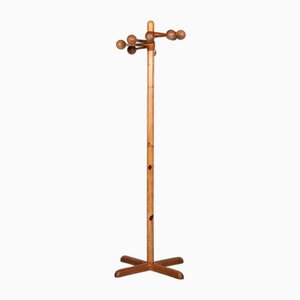 Minimalist Space Age Pine Coat Rack