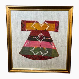 Handgefertigter Kelim Kaftan Wandbehang, 1980er
