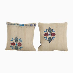 Federe Kilim a fiori, Turchia, set di 2