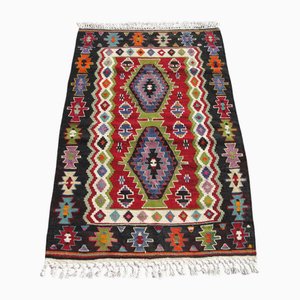 Vintage Turkish Kilim Rug in Wool