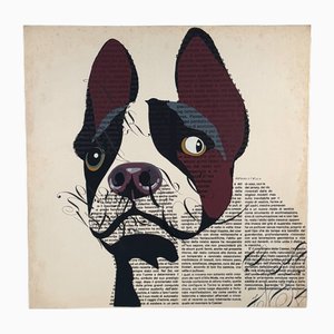 Armando Testa, Cross-Eyed Dog, 12-Color Silkscreen, 1967