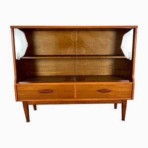 Kleine Vintage Vitrine aus Teakholz, 1960er