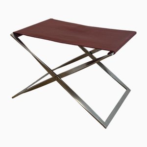 Pk 91 Folding Stool by Poul Kjærholm for E. Kold Christensen