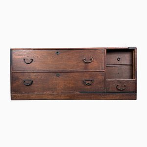 Cajonera baja tradicional de Tansu, Japón, años 20