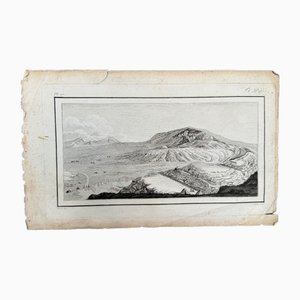 J. Couche and Geissler, Mountain Landscape, 1920s-1940s, Engraving