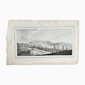 Jacques Couché & Gottfried Heinrich Geissler, Paisaje de montaña, años 20-1940, Grabado