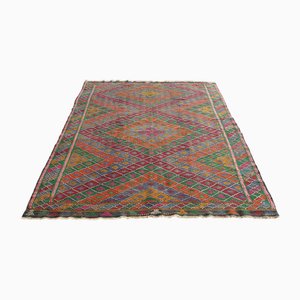 Vintage Turkish Kilim Rug in Wool
