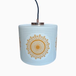 Glass Pendant Lamp, 1970s