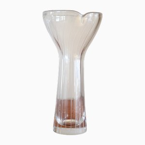 Vase en Verre par Tapio Wirkkala pour Iittala, Finlande, 1957