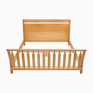 Bed by Guillerme et Chambron, 1950s