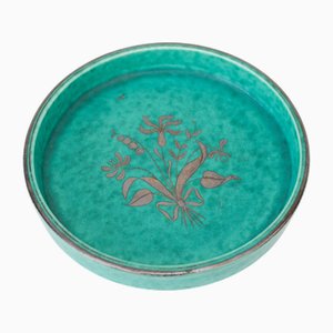 Assiette Grace Argenta Art Déco par Wilhelm Kåge pour Gustavsberg, Suède, 1930s