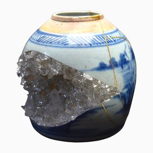 Jarrón Kintsugi Geode de Myriam Greff