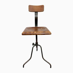 Chaise Pivotante d'Usine Industrielle, 1950s