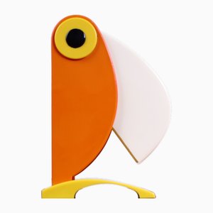 Orange Toucan Table Lamp by Ferrari for OTF Verona, 1960s