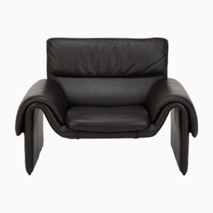 Poltrona DS-2011 in pelle marrone scuro di de Sede, anni '70