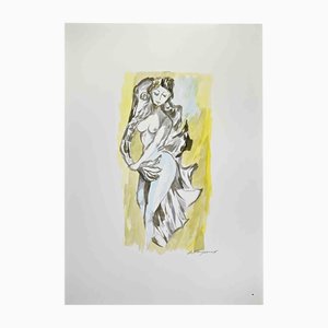 Arturo Pagano, Figura, Acuarela, años 80