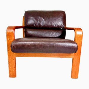 Divano a tre posti Mid-Century in teak, divano a due posti e poltrona di L. Olsen & Søn, Scandinavia, anni '60, set di 3