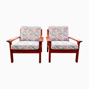 Sillones y sofá de Juul Kristensen para Glostrup Møbelfabrik, 1960. Juego de 3