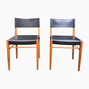 Model 3024 Chairs by Helmut Magg for Deutsche Werkstätten, Set of 7