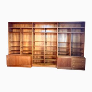 Modular Shelving System in Teak by Poul Hundevad for Hundevad & Co., 1960s