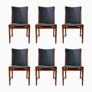 Sillas de comedor de Kai Lyngfeldt Larsen para Søren Willadsen, años 60. Juego de 6