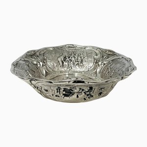 Dutch Silver Oval Bowl by Schoorl / Krot, Amsterdam, 1928