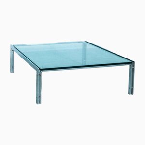 Mesa de centro minimalista de vidrio