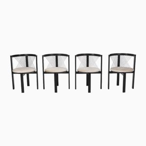 Sillas de comedor String de Niels Jørgen Haugesen para Tranekaer Furniture, Dinamarca, 1993. Juego de 4