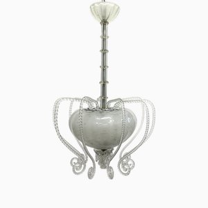 Lustre Vintage attribué à Barovier de Barovier & Toso, Italie, 1960s