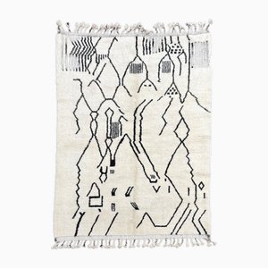 Modern Green Berber Rug, 1990s