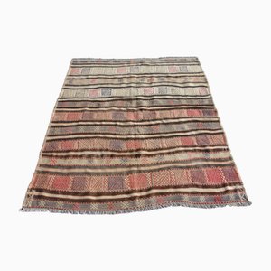 Vintage Turkish Handmade Wool Kilim Rug
