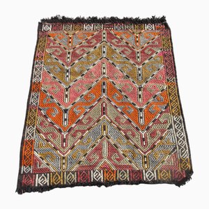 Handgefertigter türkischer Vintage Kelim Teppich