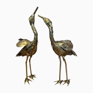 Brass Herons, 1965, Set of 2