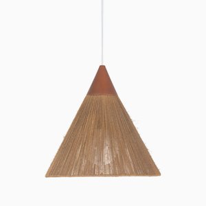 Lámpara colgante Mid-Century atribuida a Temde Leuchten, años 60