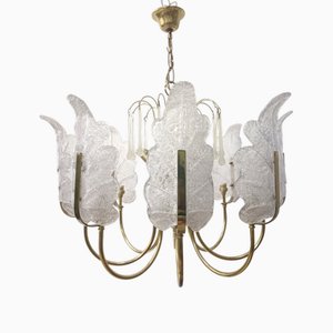 Chandelier by Carl Fagerlund for Orrefors, 1930s