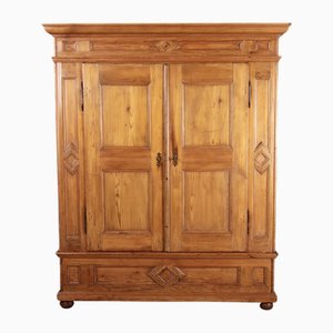 Großer Barock Schrank aus Weichholz, 1780er