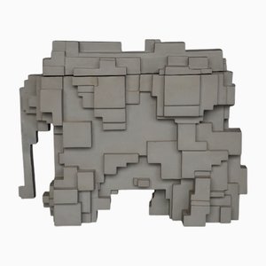 Eduardo Paolozzi, Sculpture Cubiste Éléphant Publicitaire, 1973, Résine