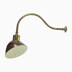 Italian Brass Wall Lamp, 1960