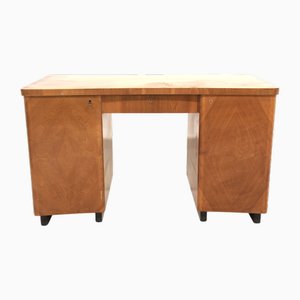 Escritorio escandinavo moderno de olmo, Suecia, años 40