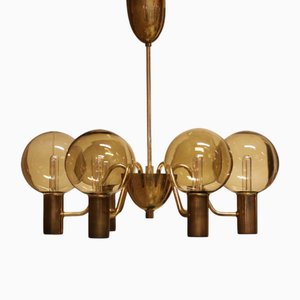 Ceiling Lamp Model T-372/6 Patricia by Hans Agne Jakobsson for Hans-Agne Jakobsson Ab Markaryd, 1960s