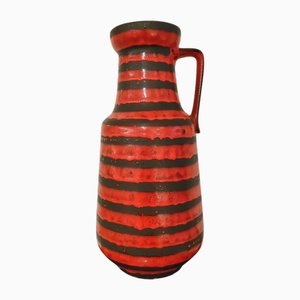 Large Fat Lava Vase, West Germany, 1960s