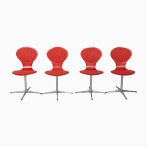 Space Age Swivel Chairs, Germany, 1970s, Set of 4